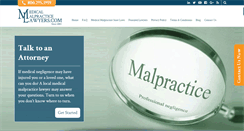 Desktop Screenshot of medicalmalpracticelawyers.com